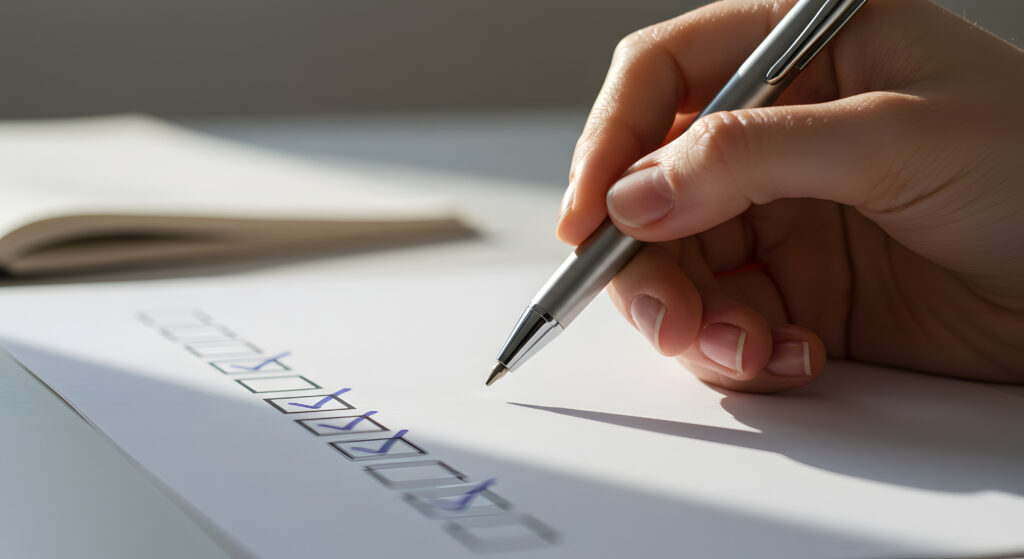 まとめ：今日からやるチェックリスト