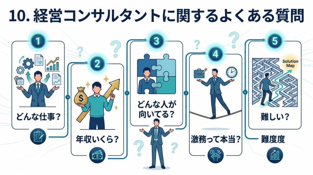10. 経営コンサルタントに関するよくある質問