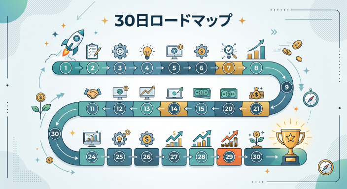 7. X（旧Twitter）企業アカウント開設後の30日ロードマップ