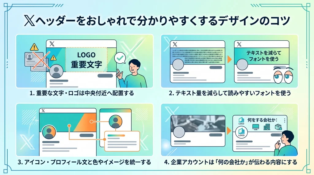 5. Xヘッダーをおしゃれで分かりやすくするデザインのコツ