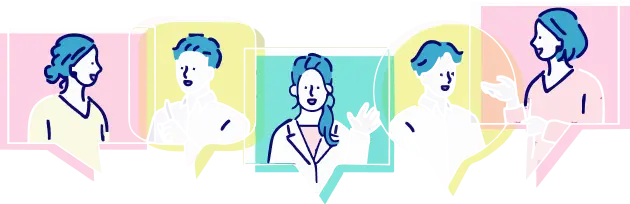 SNS診断のイメージイラスト