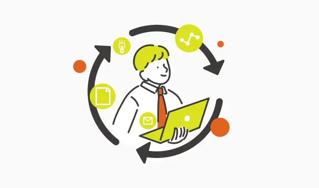 改善サイクルのイメージイラスト